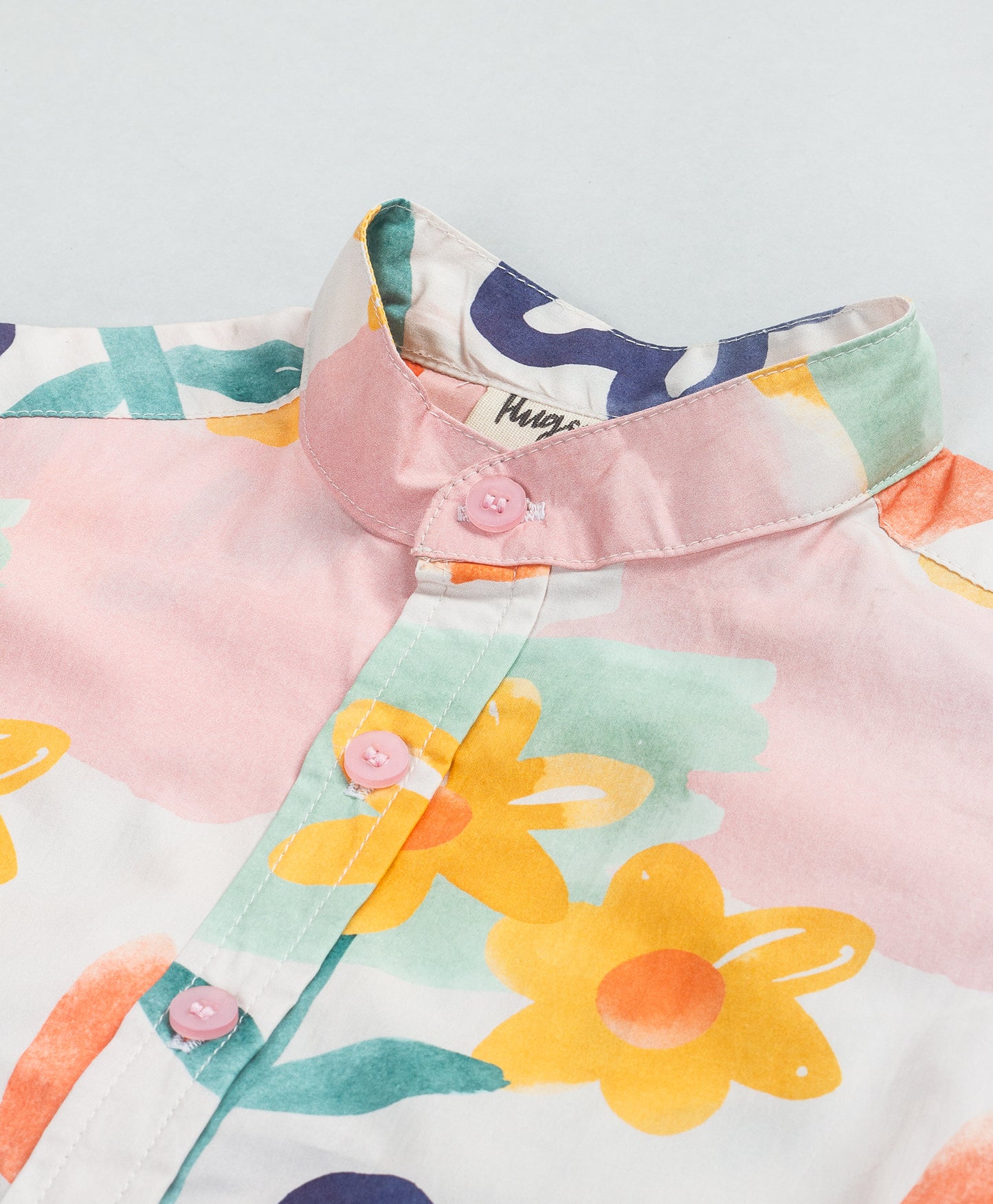 PASTEL FLORAL BOYS SHIRT