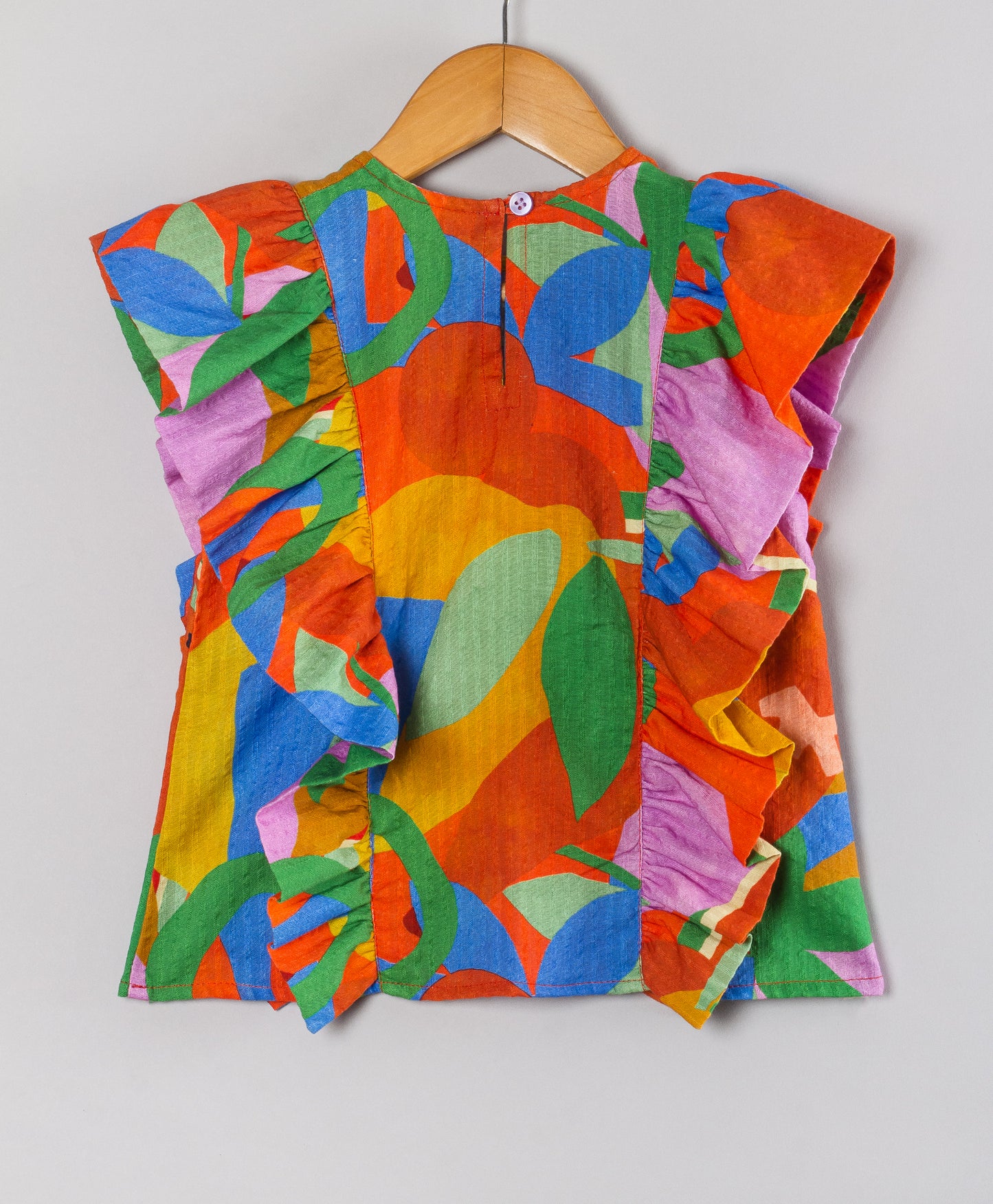 MULTI COLOR GOEMETRIC PRINT TOP