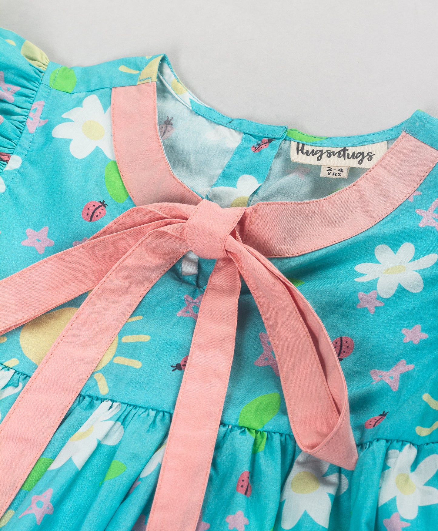 AQUA SUN AND LADYBIRD PRINT TOP