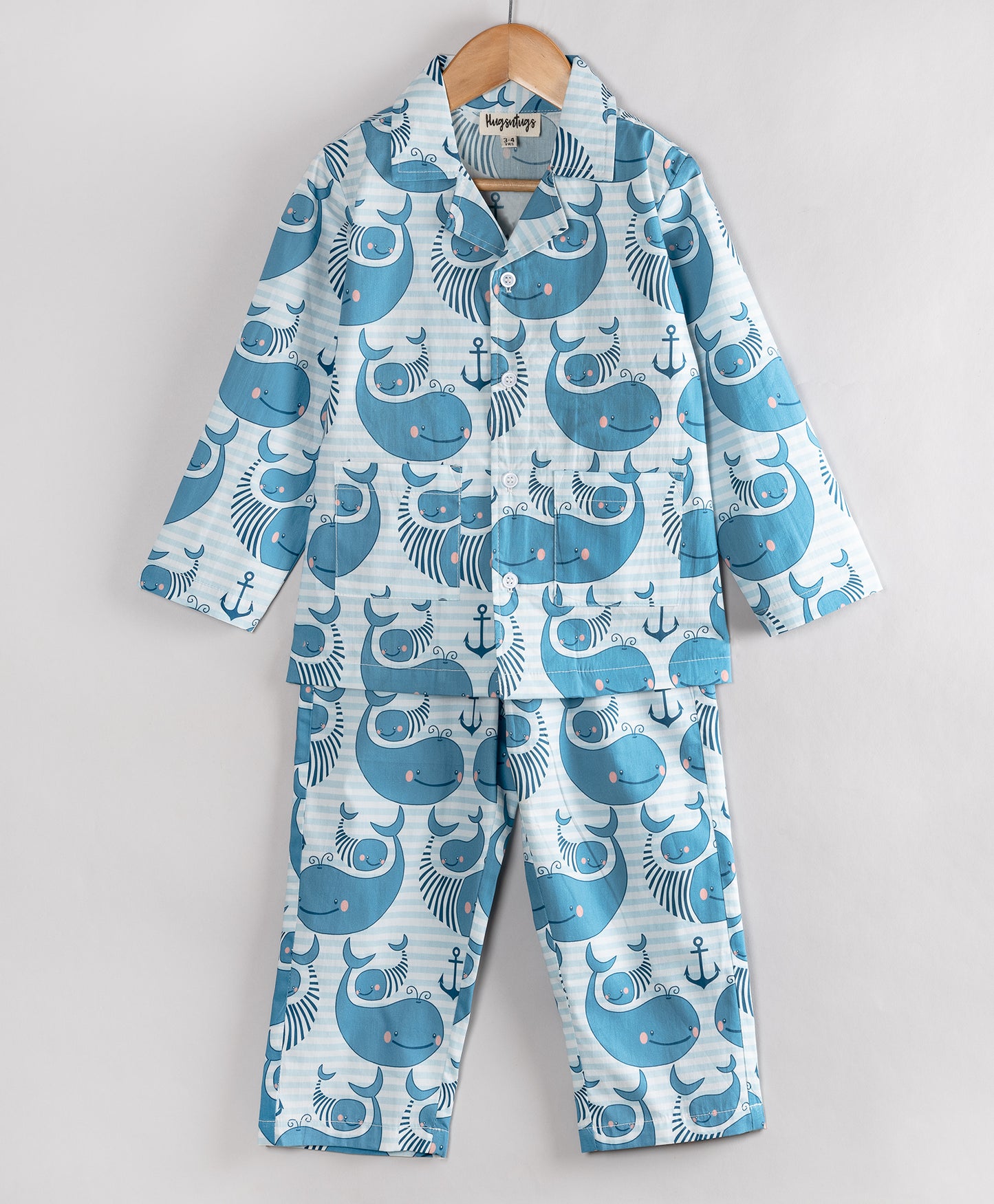WHALE PRINT NIGHTSUIT