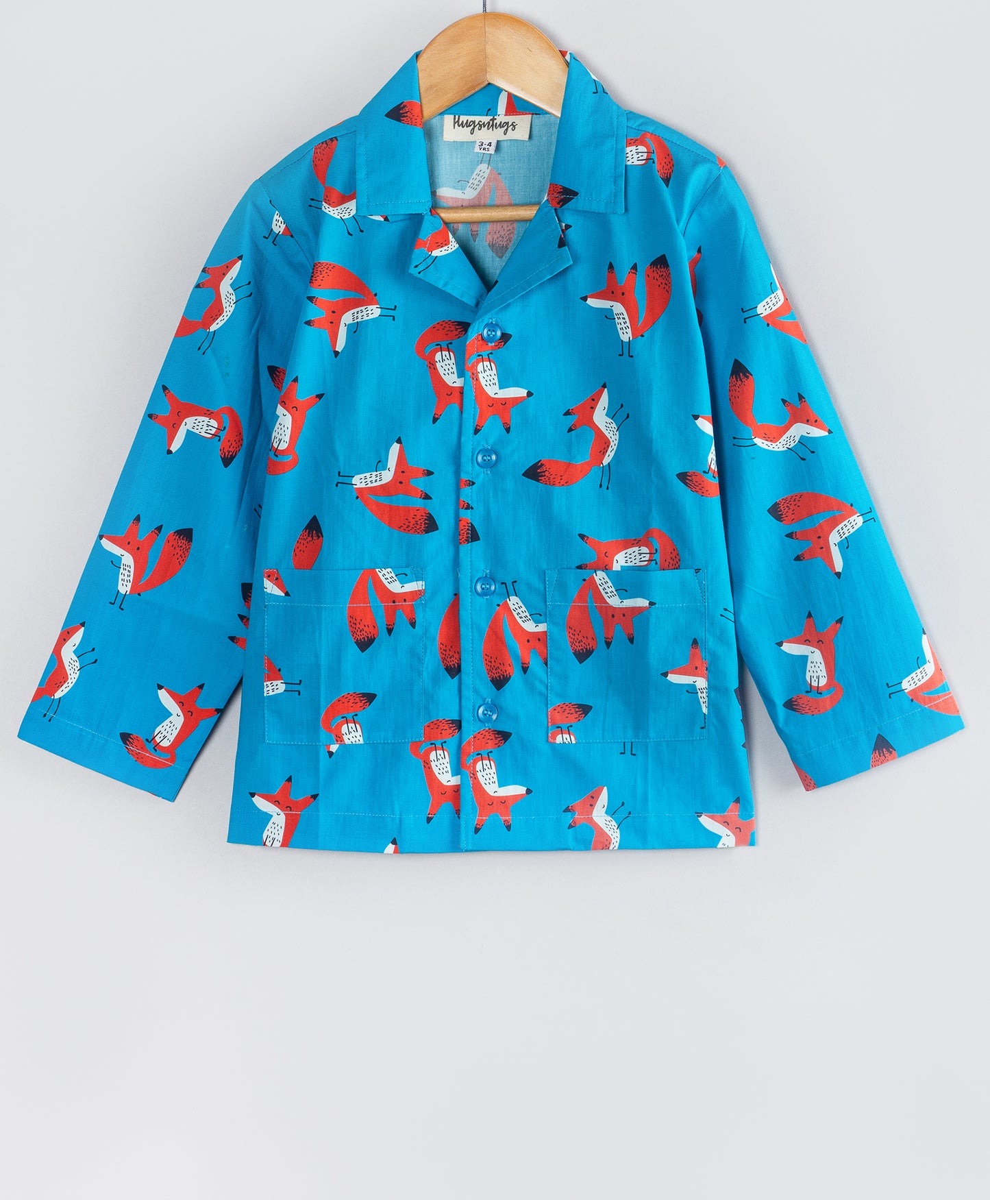 FOX PRINT COTTON NIGHTSUIT