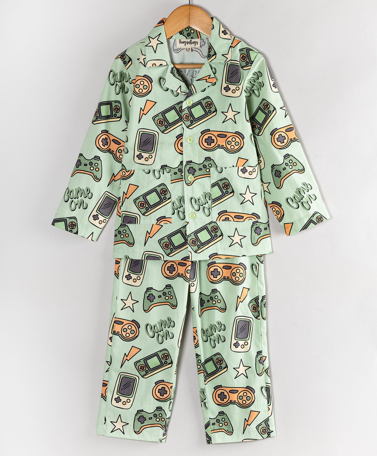 VIDEO GAMING PRINT NIGHT SUIT