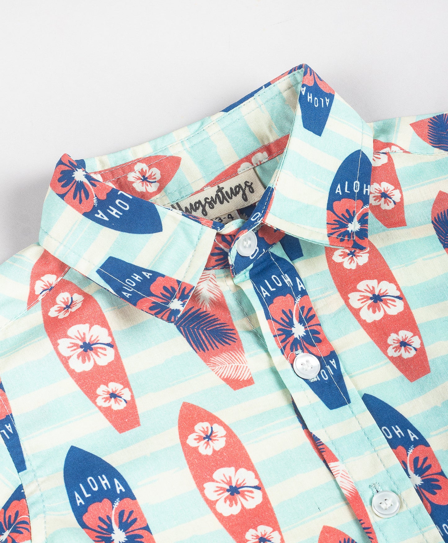 SURFBOARD PRINT SHORTS SET