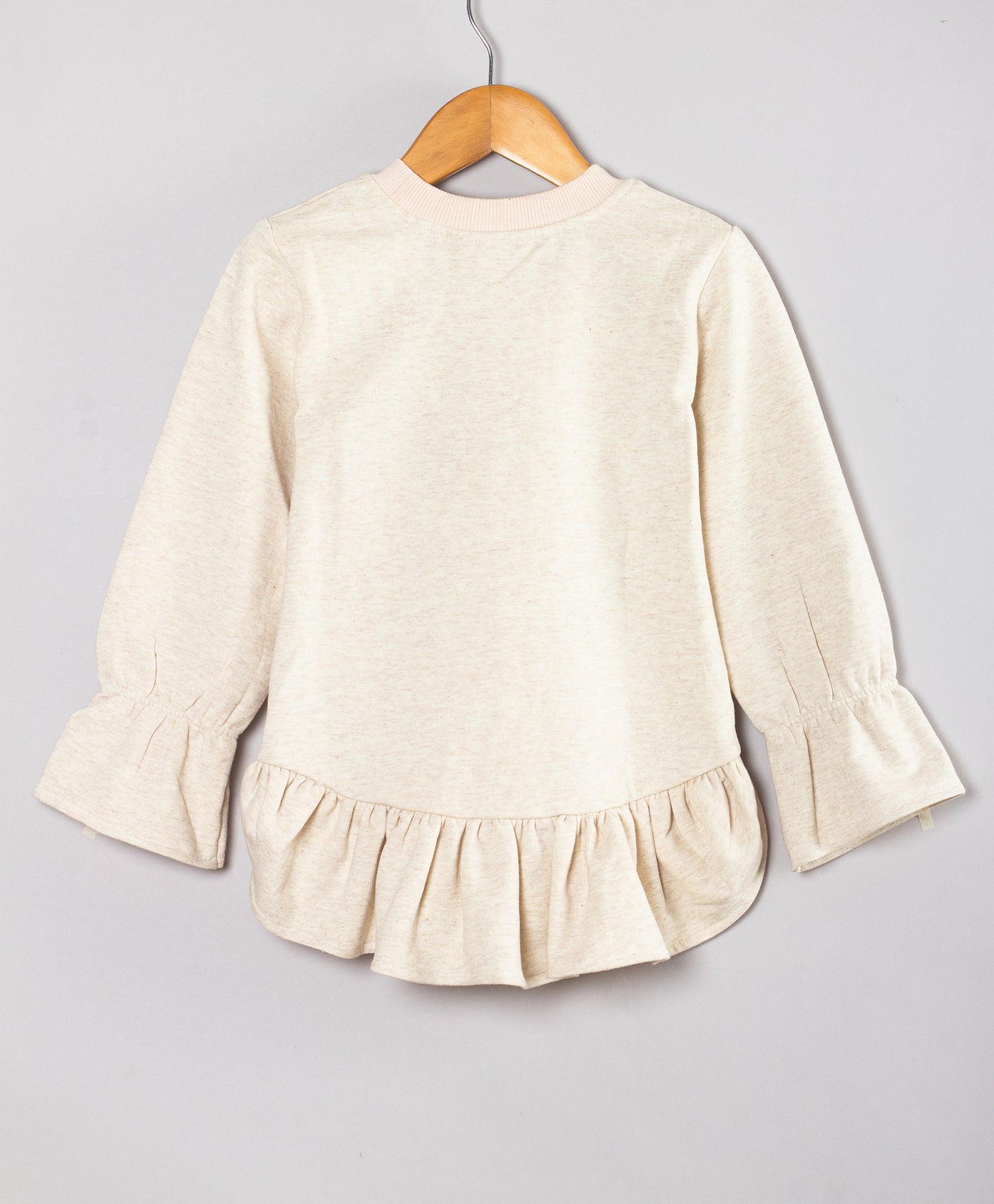 ECRU MELANGE WARM TOP