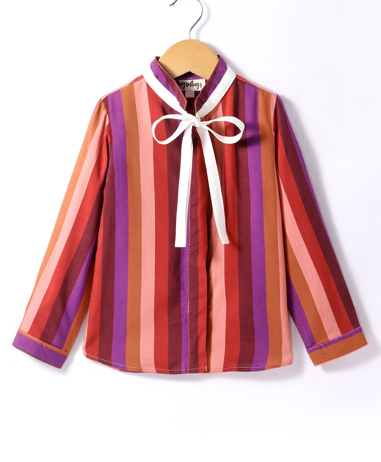 MULTI STRIPE PRINT BUTTON DOWN SHIRT