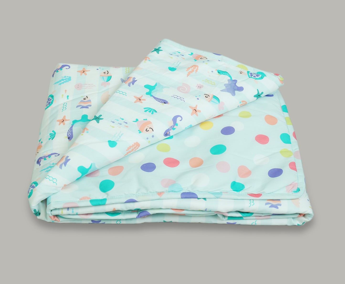 STARFISH & SEAHORSE PRINT COT SET
