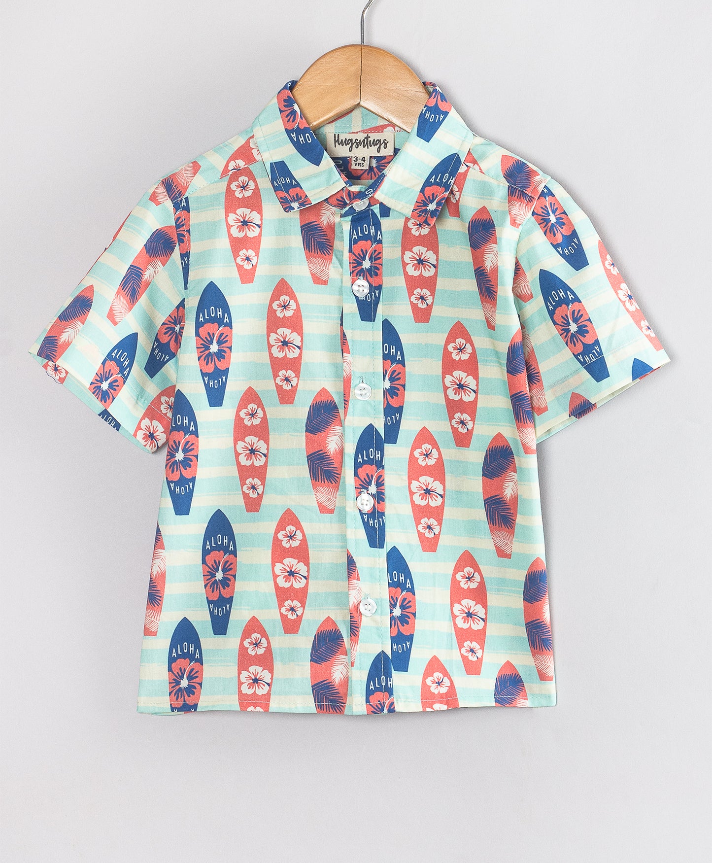 SURFBOARD PRINT SHORTS SET