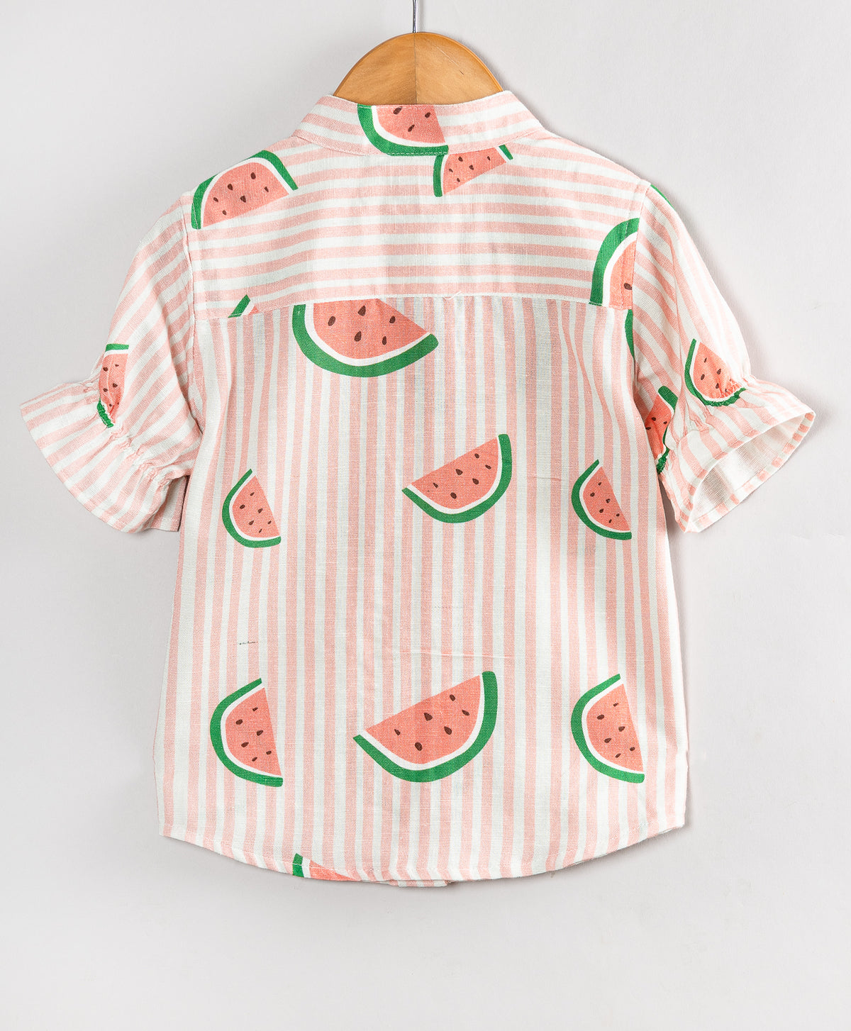 WATERMELON ON STRIPE PRINT TOP