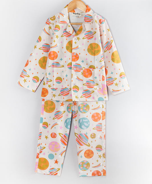 SPACE PRINT NIGHTSUIT