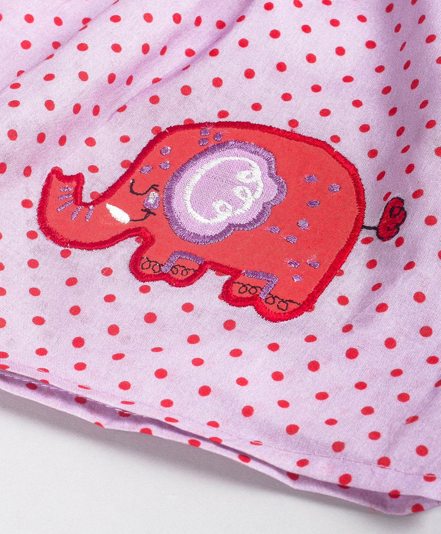 PURPLE DOT PRINT INFANT GIRLS SET