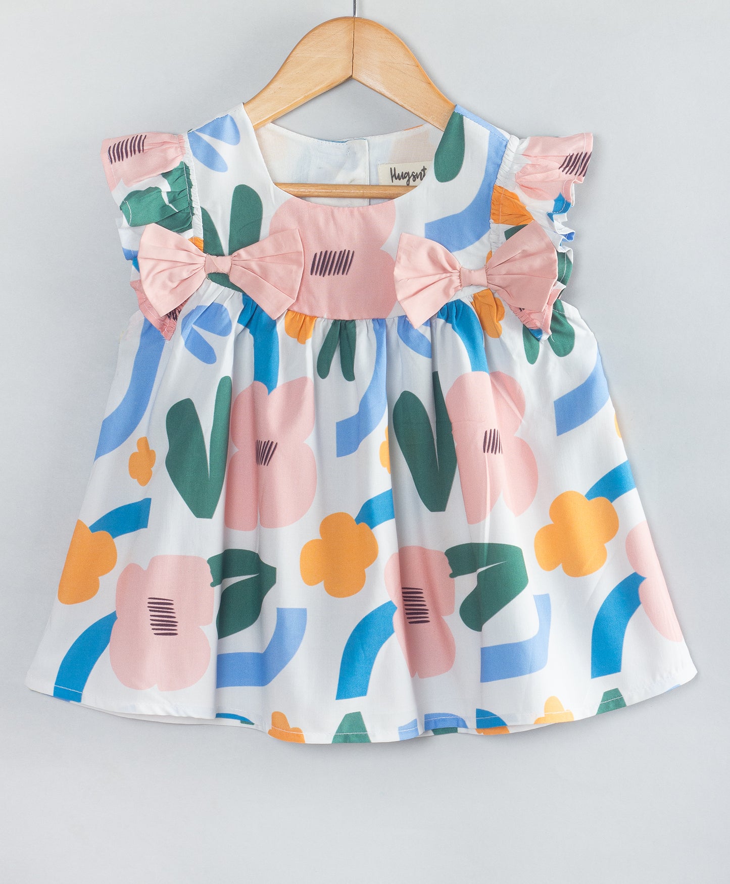 FLORAL GEOMETRIC PRINT SHORTS SET