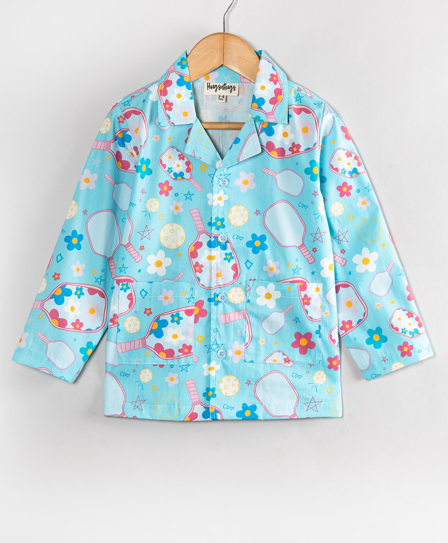 FLORAL PICKLEBALL PRINT NIGHTSUIT