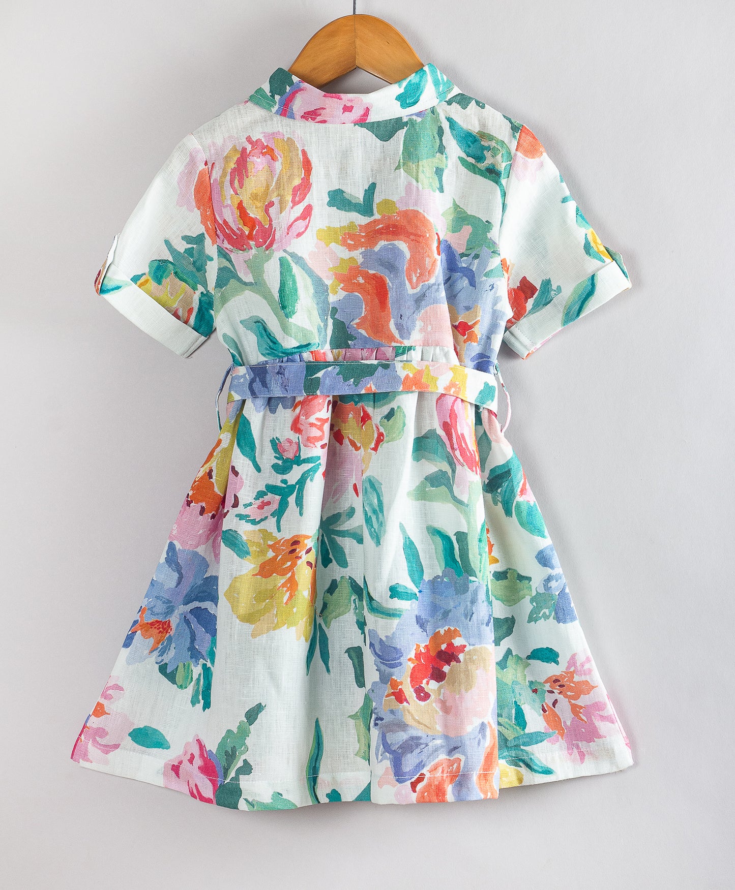 SPRING FLOWER PRINT DRESS
