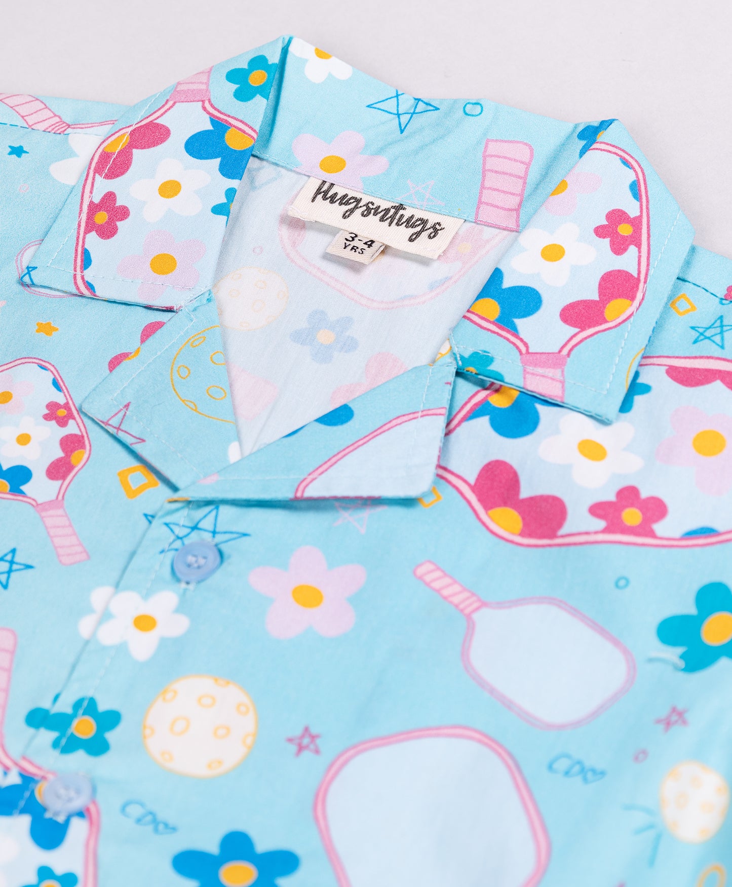 FLORAL PICKLEBALL PRINT NIGHTSUIT