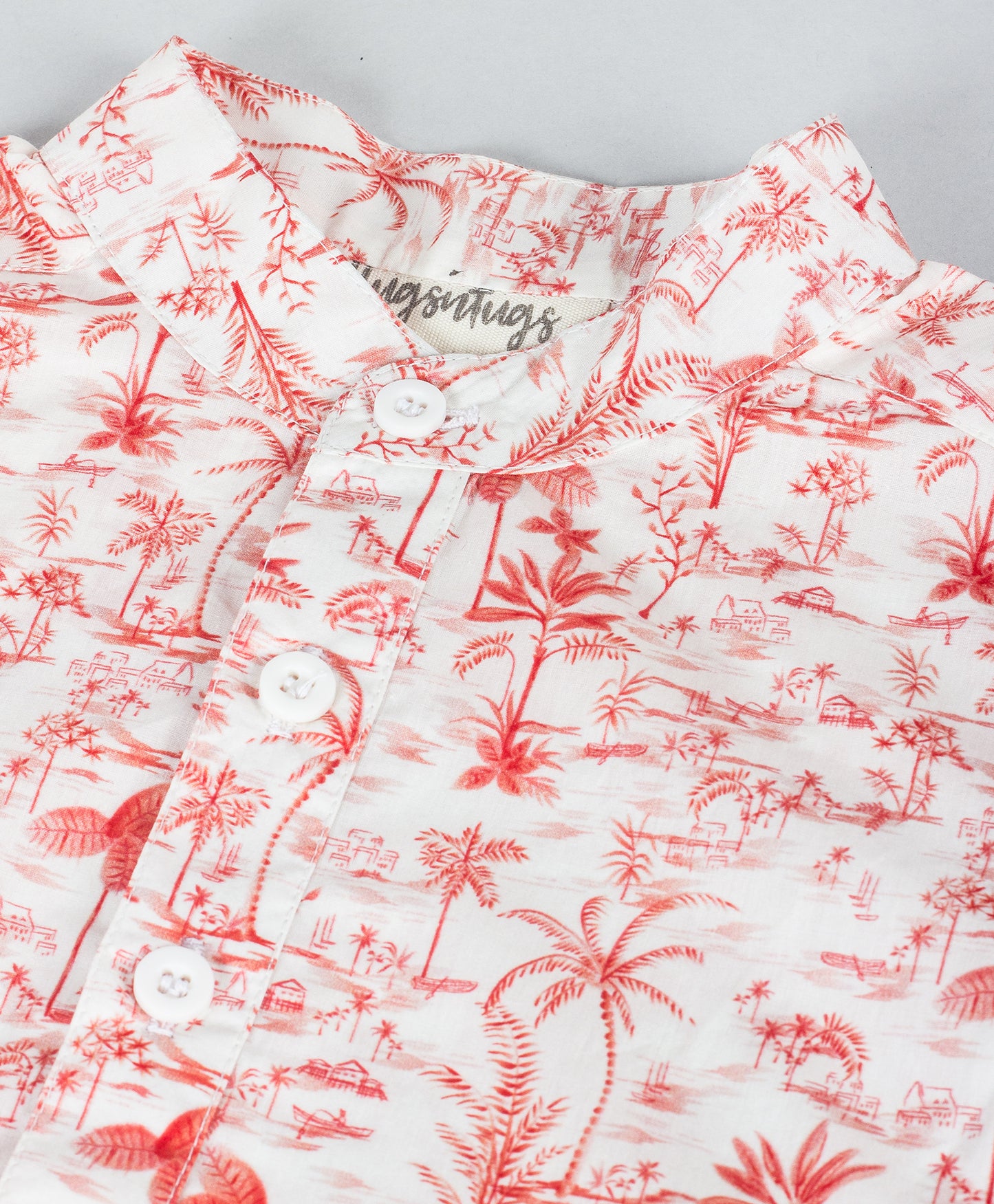 PALM TREE ALL OVER PRINT BOYS SHORTS SET