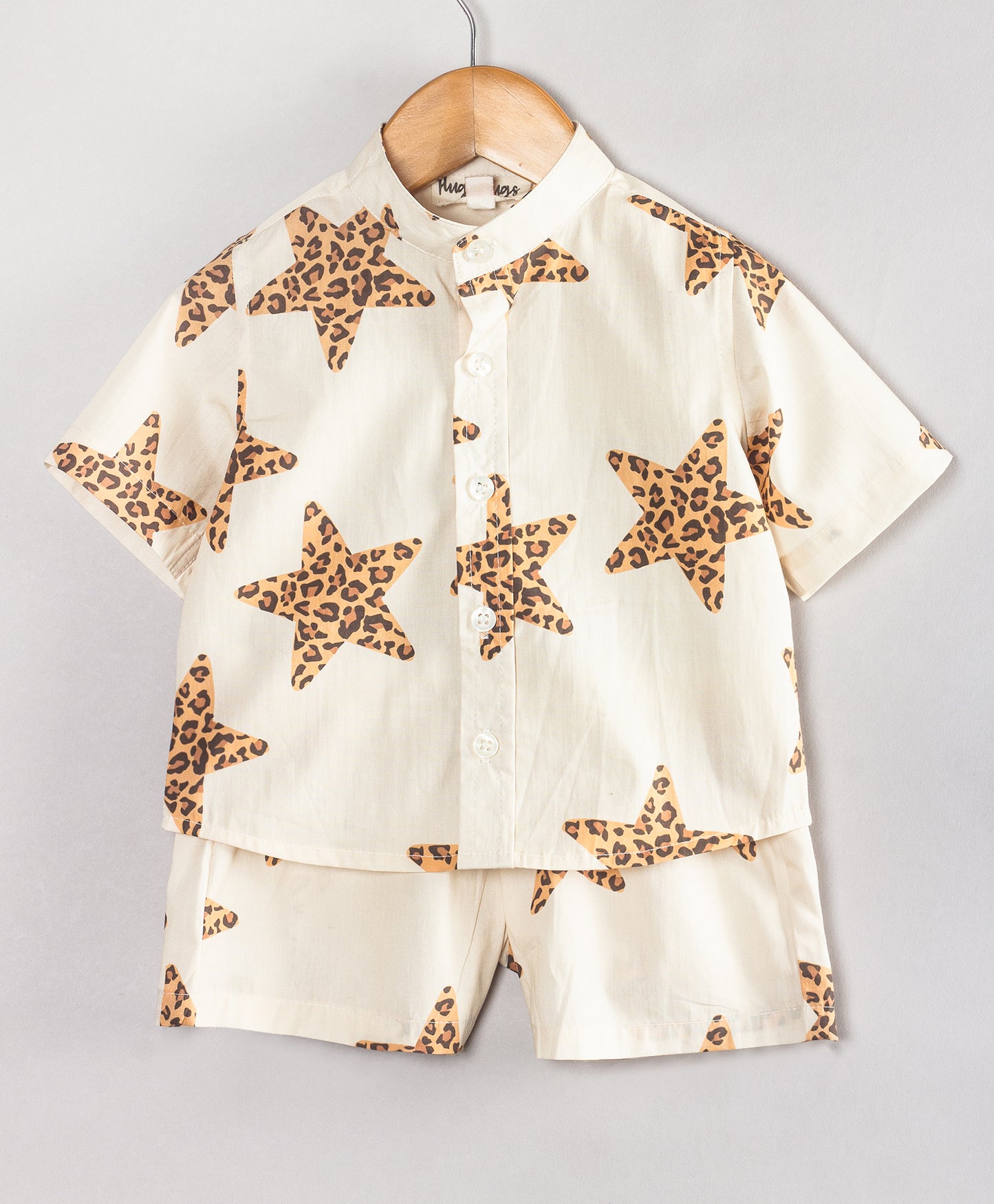 STAR PRINT INFANT BOYS SHORTS SET