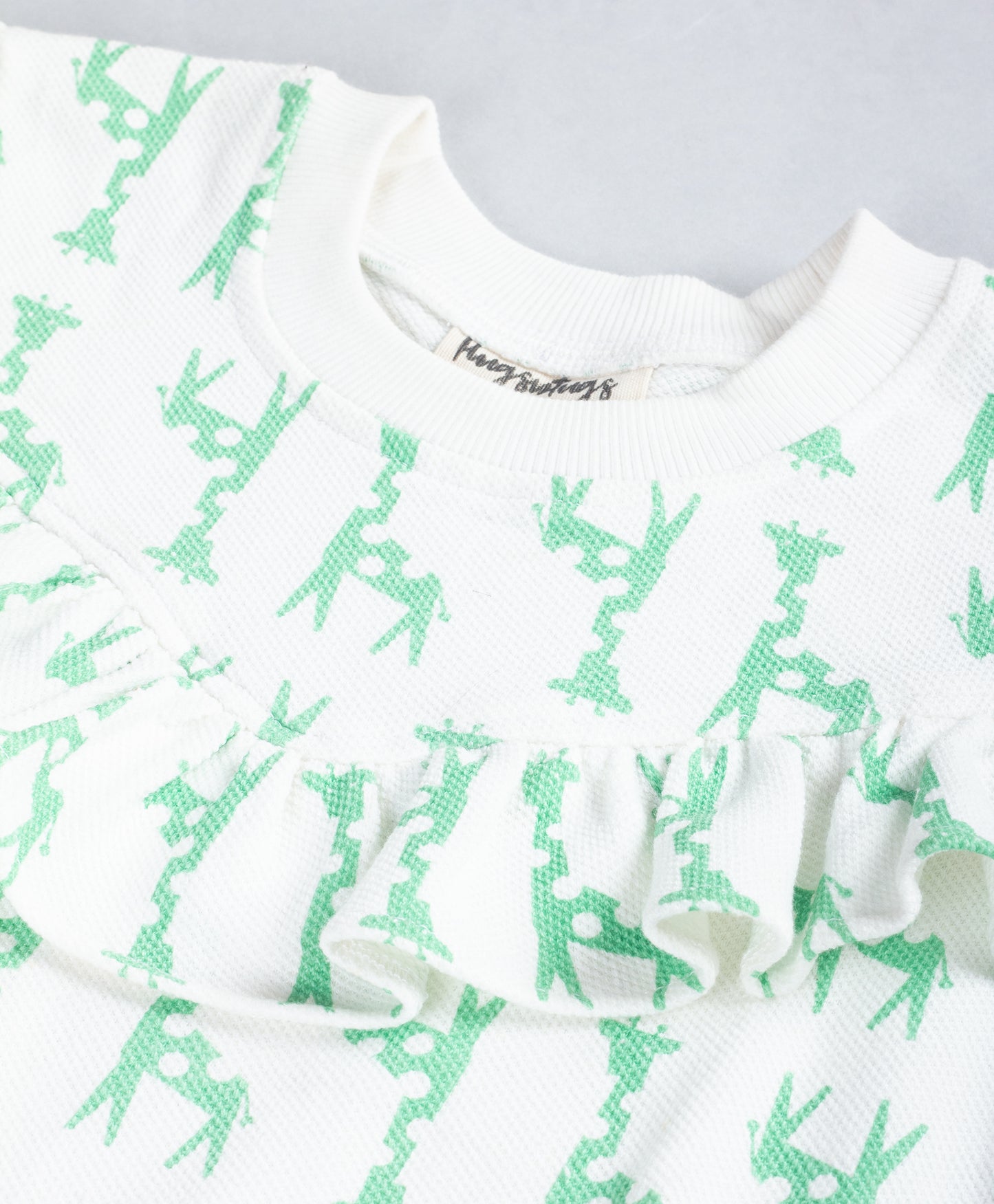 GIRAFFE PRINT WINTER TOP