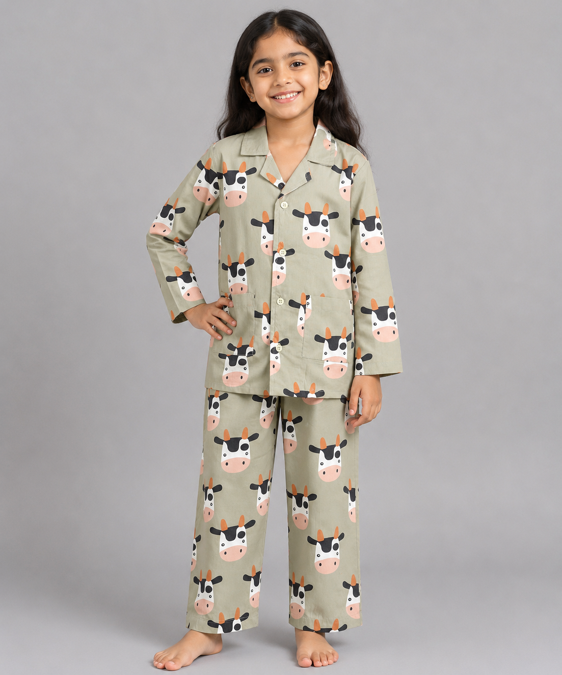 COW PRINT NIGHTSUIT