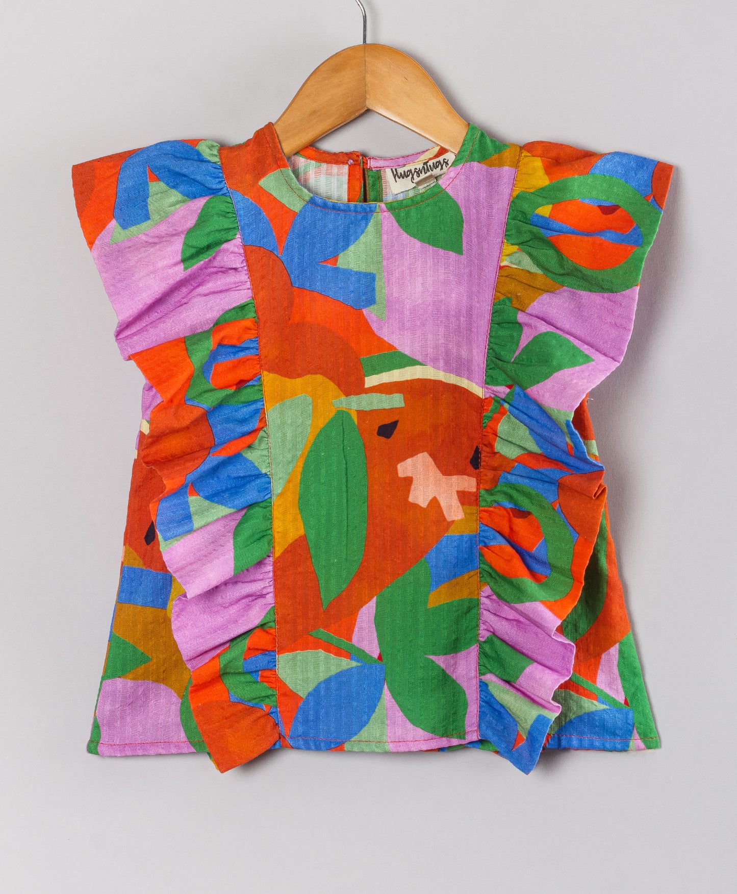 MULTI COLOR GOEMETRIC PRINT TOP