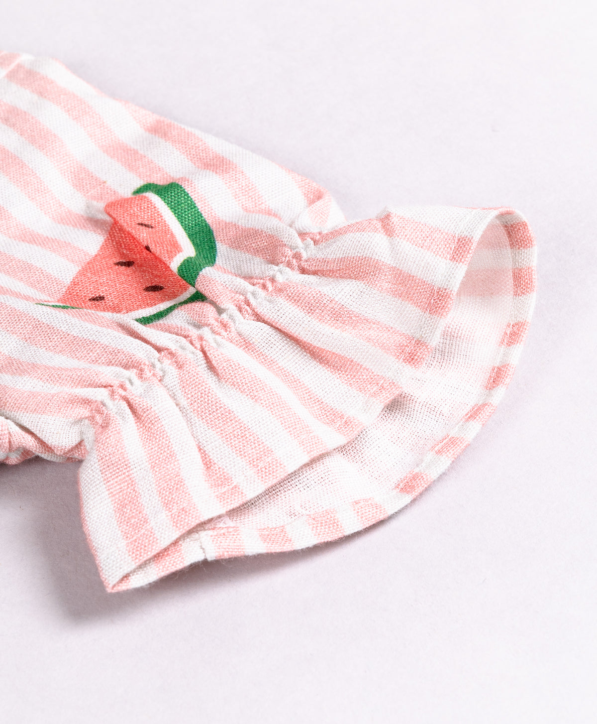 WATERMELON ON STRIPE PRINT TOP