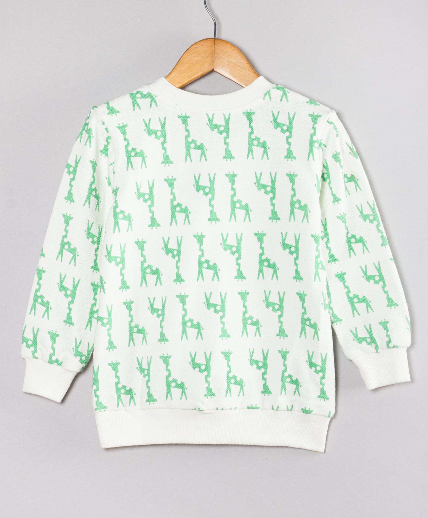 GIRAFFE PRINT WINTER TOP