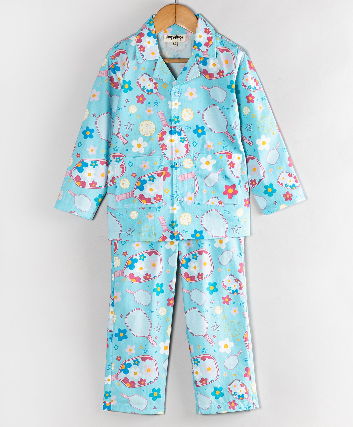 FLORAL PICKLEBALL PRINT NIGHTSUIT
