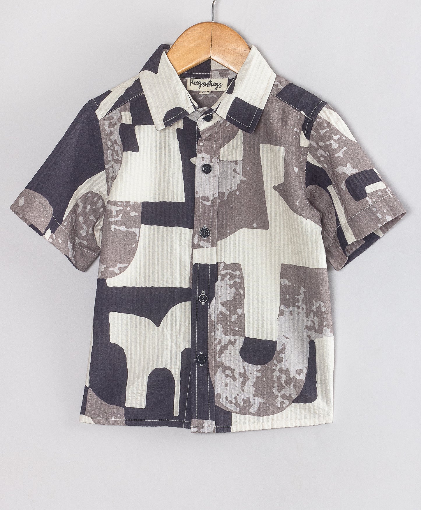 ABSTRACT PRINT BOYS SHORTS SET