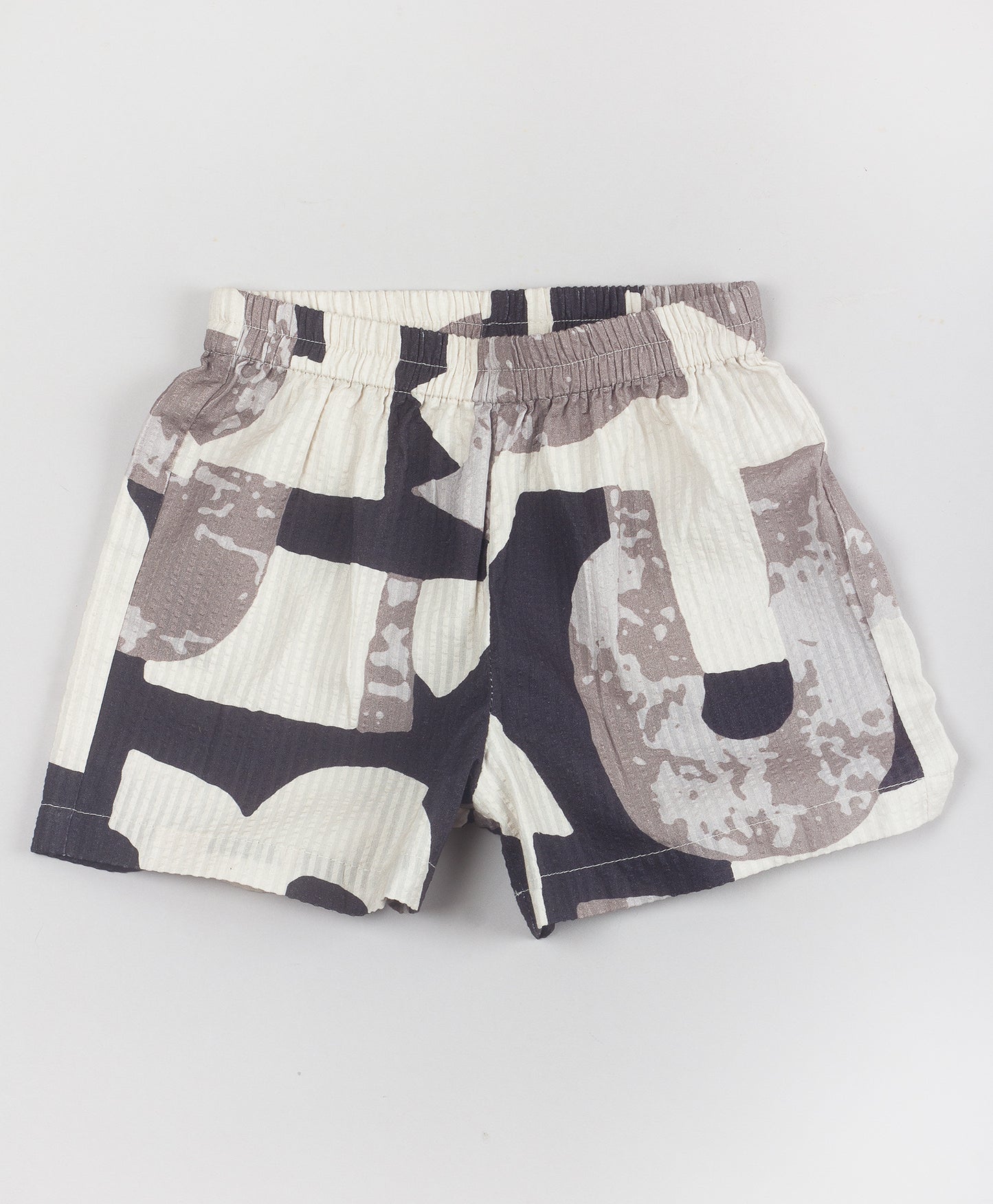 ABSTRACT PRINT BOYS SHORTS SET