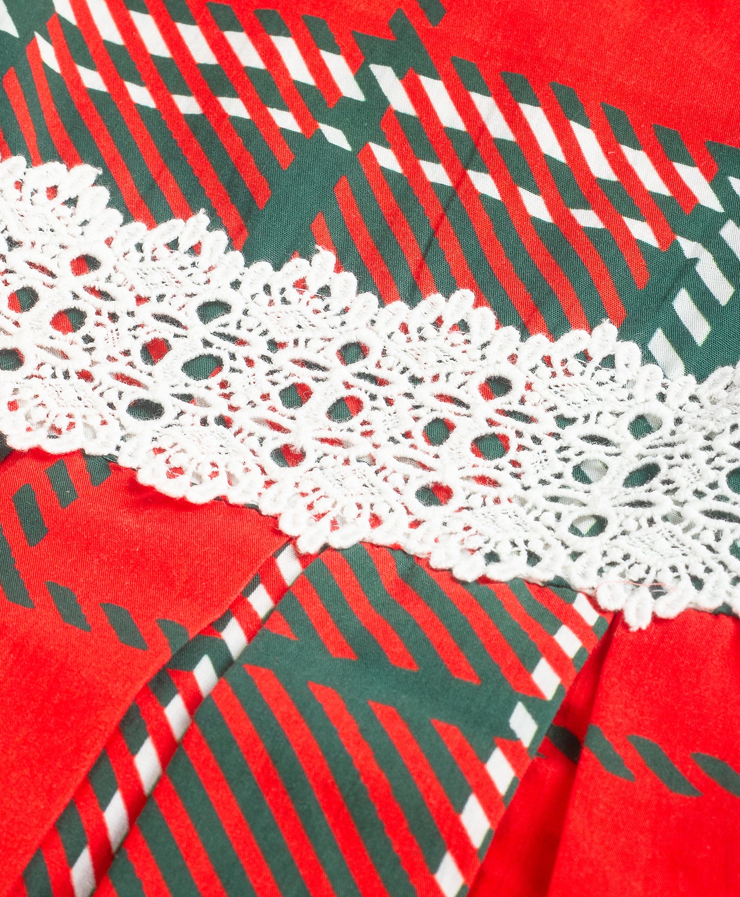 PLAID PRINT CHRISTMAS DRESS