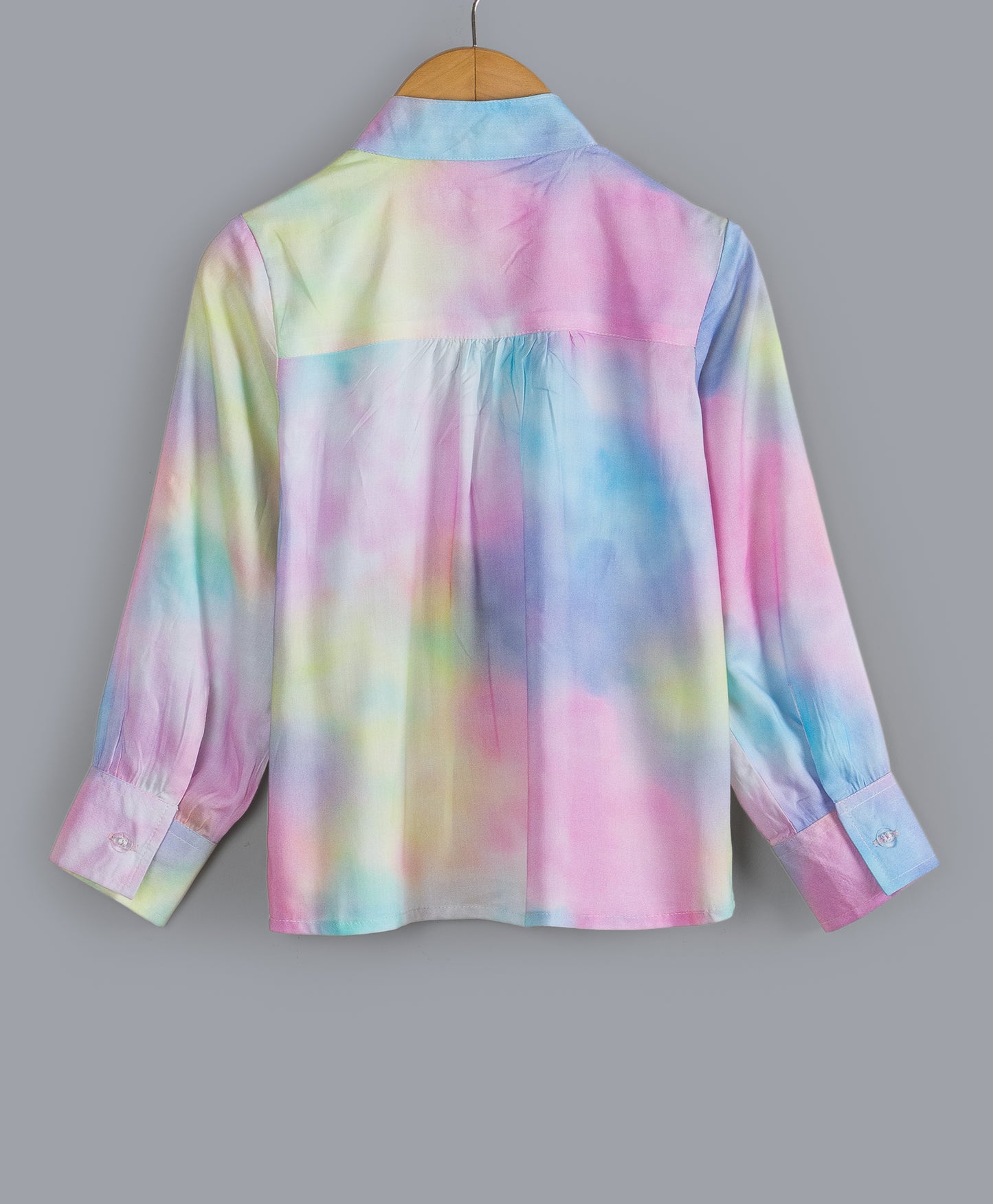 UNICORN  DREAMY PRINT FULL SLEEVES TOP WITH TIE UP AT NECK