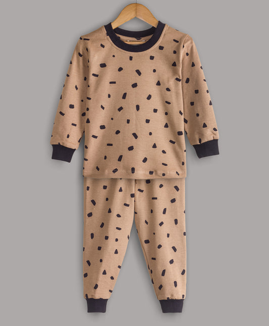 ALL OVER SPOT PRINT TRACKSUIT