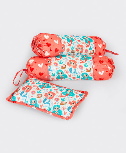 MERMAID PRINT COT SET