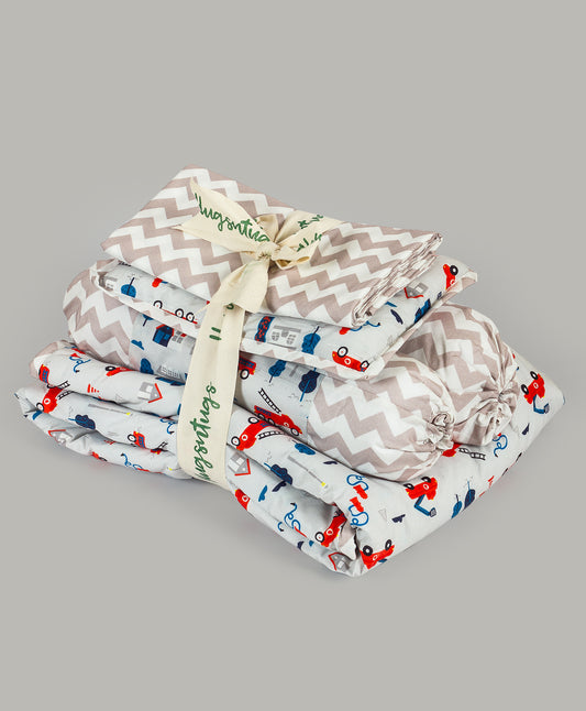 construction print cot set