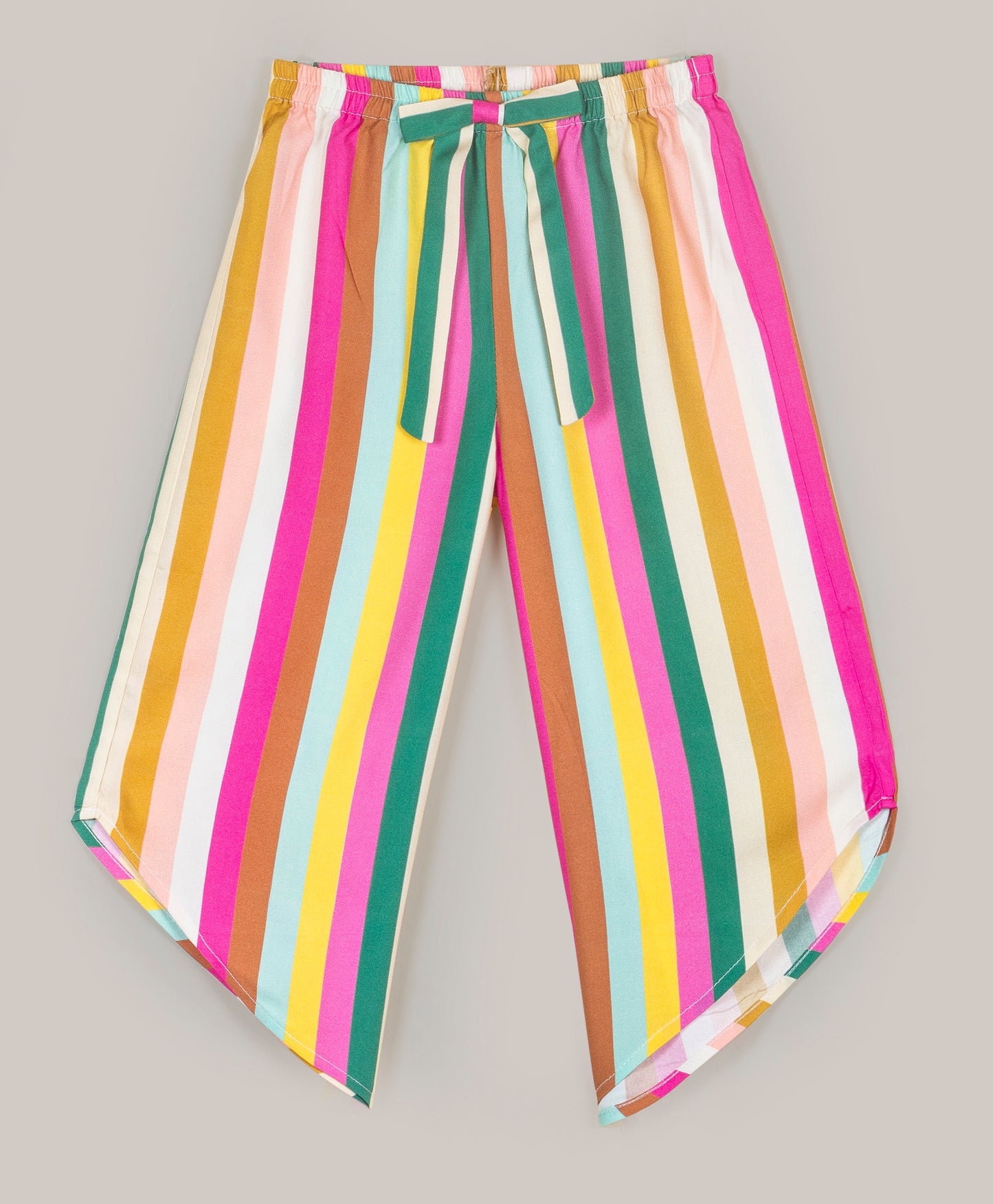 Stripe print pants