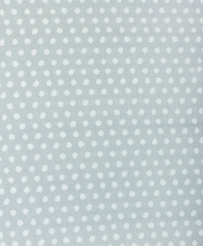 grey dot print cot sheet
