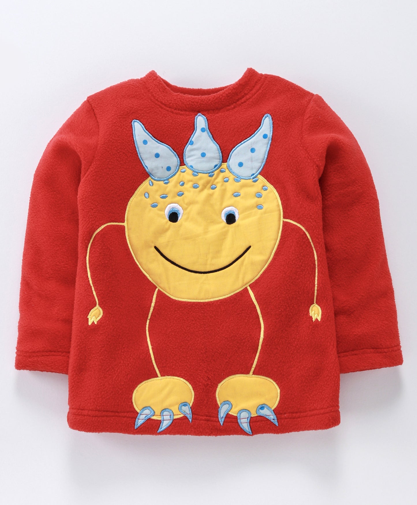 Red Monster Patchwork fleece set