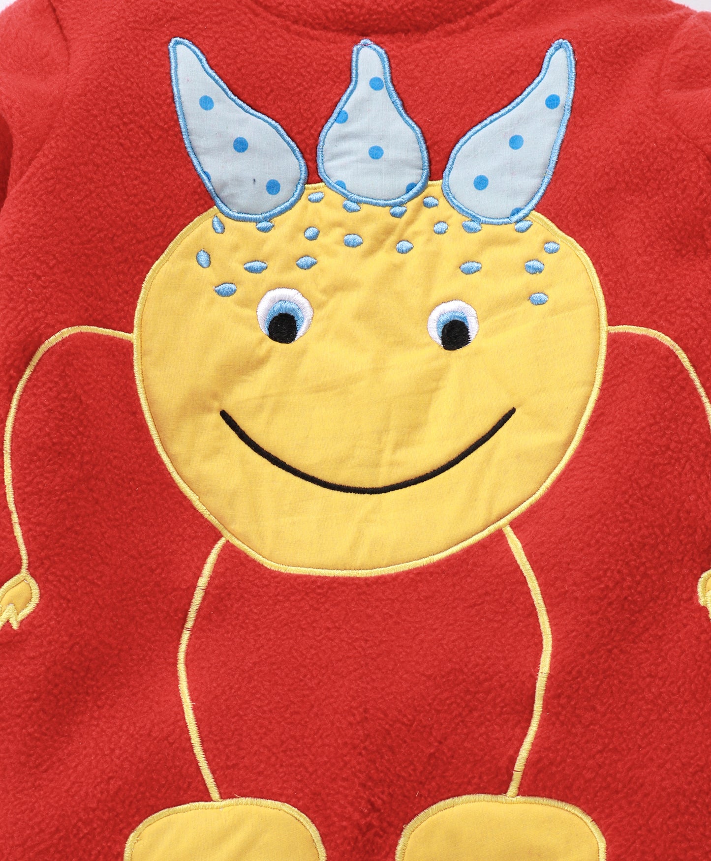 Red Monster Patchwork fleece set