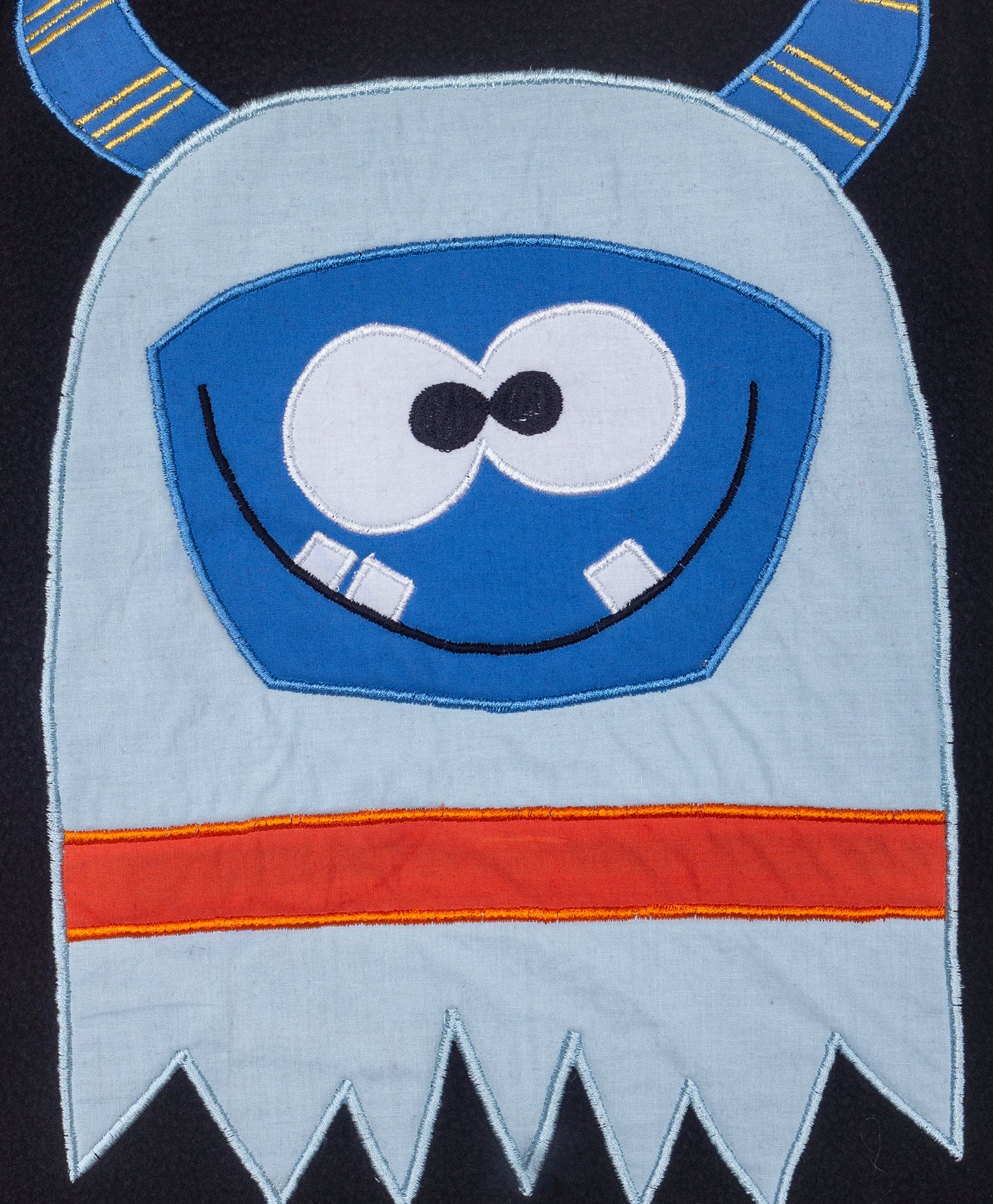 Monster patchwork fleece set