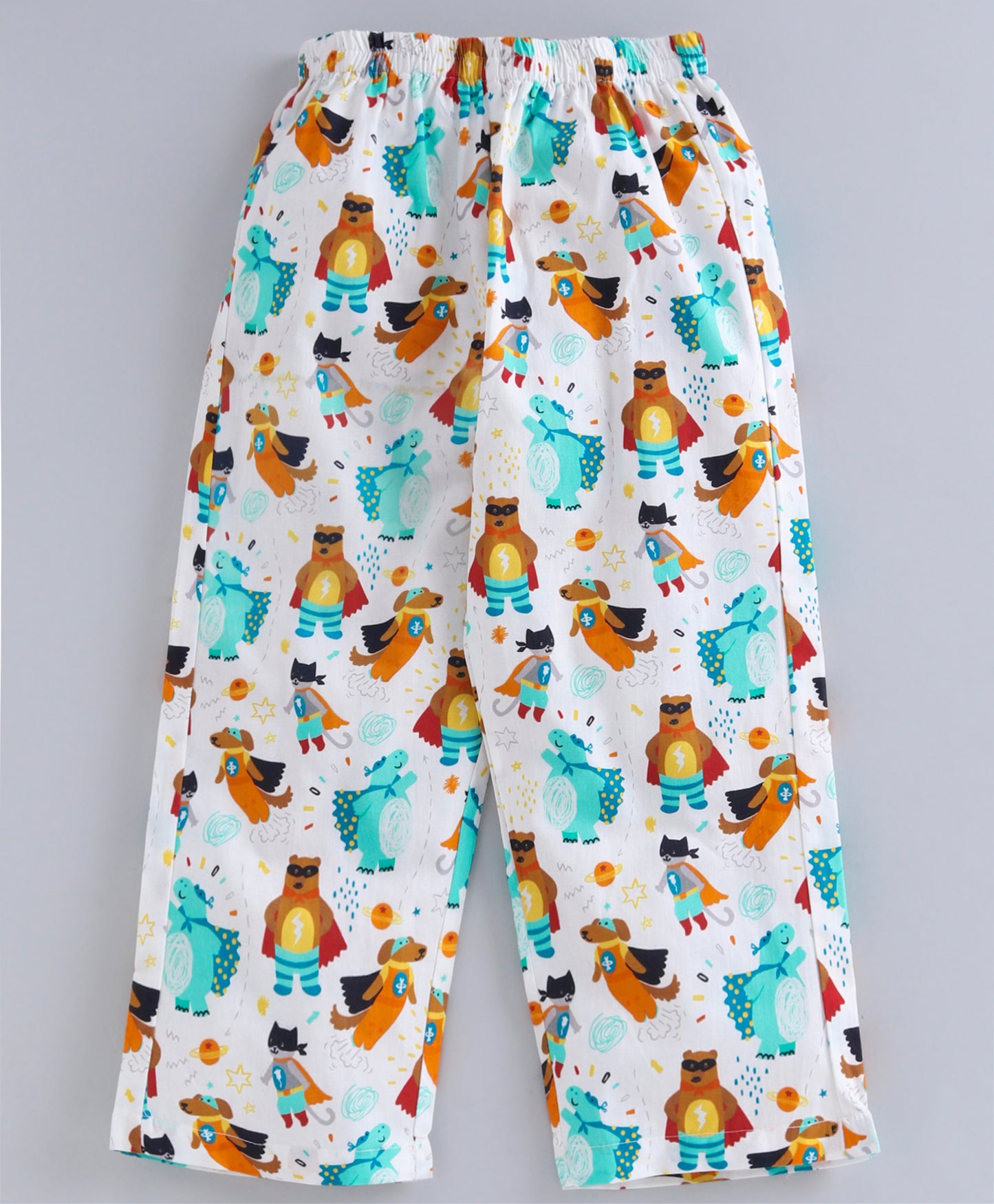 BEAR WITH MASK PRINT NIGHTSUIT