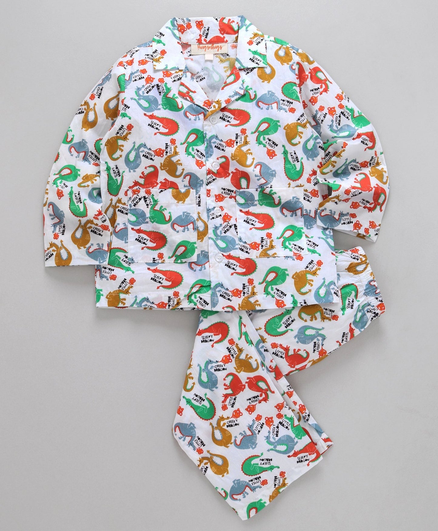 Multi Dragon print nightsuit