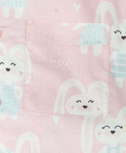 bunny print nightsuit