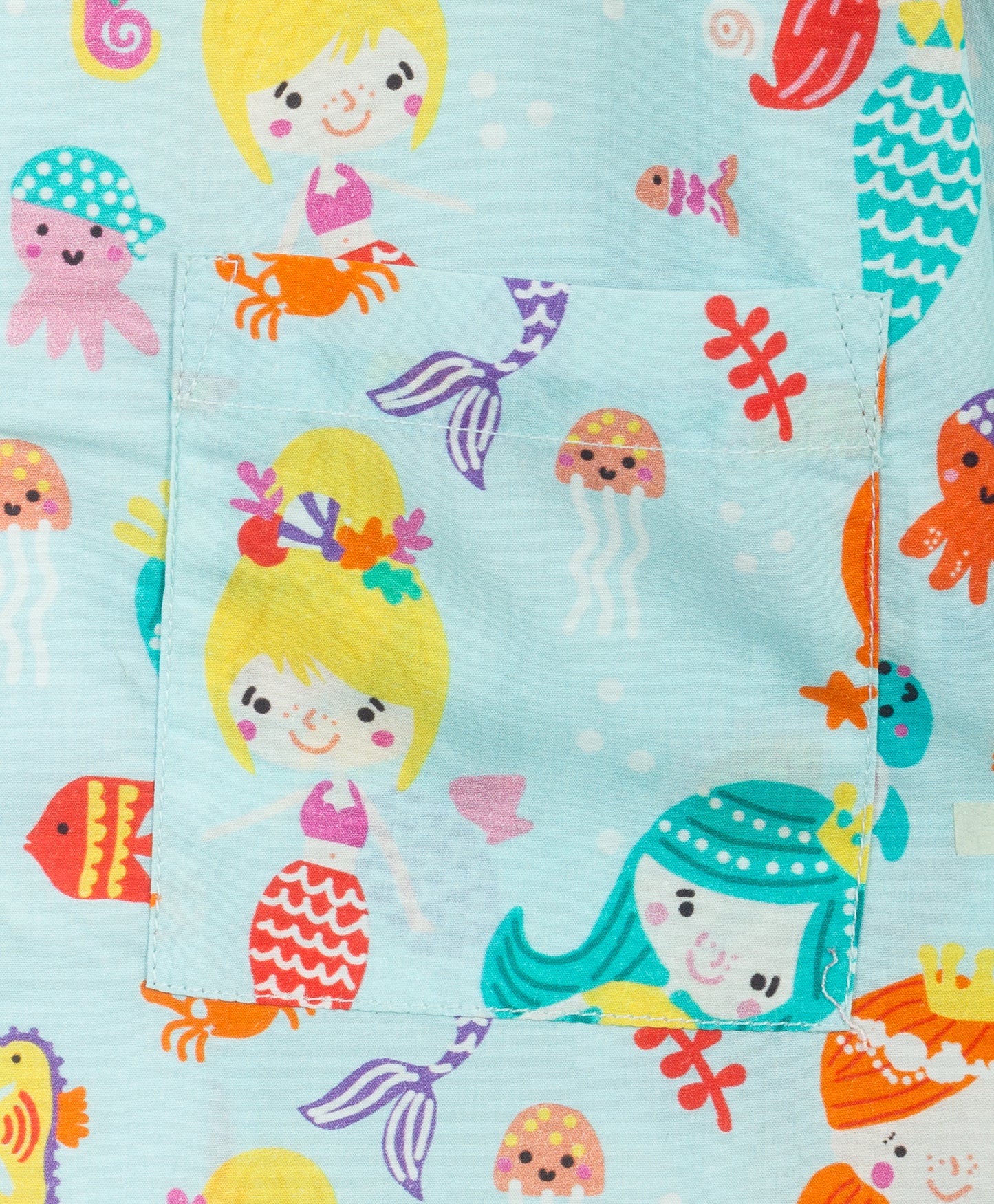 Mermaid and jellyfish print nightsuit