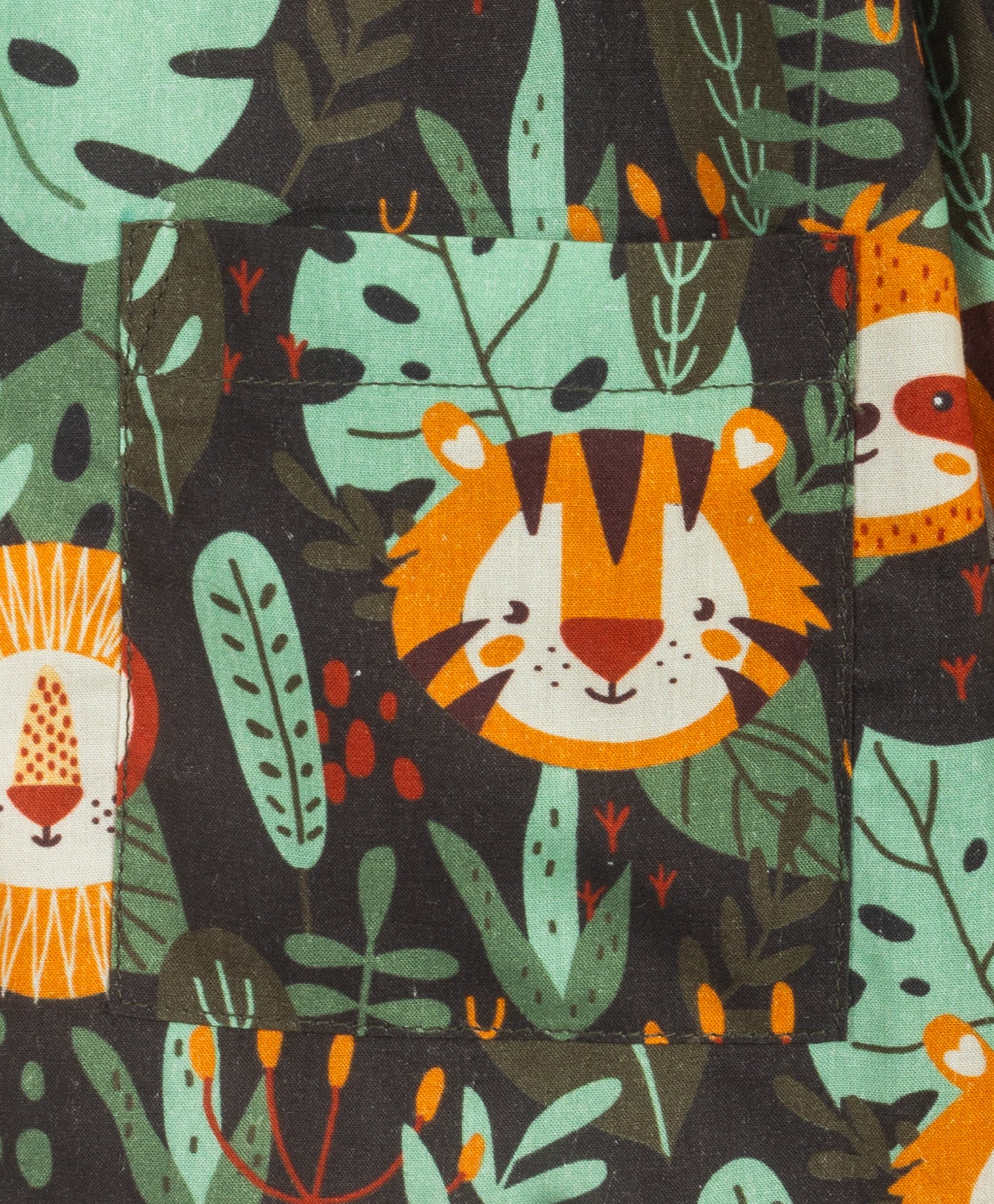 night jungle safari print nightsuit