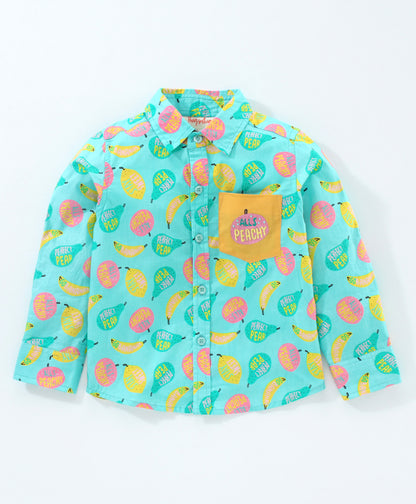 fruit print shirt