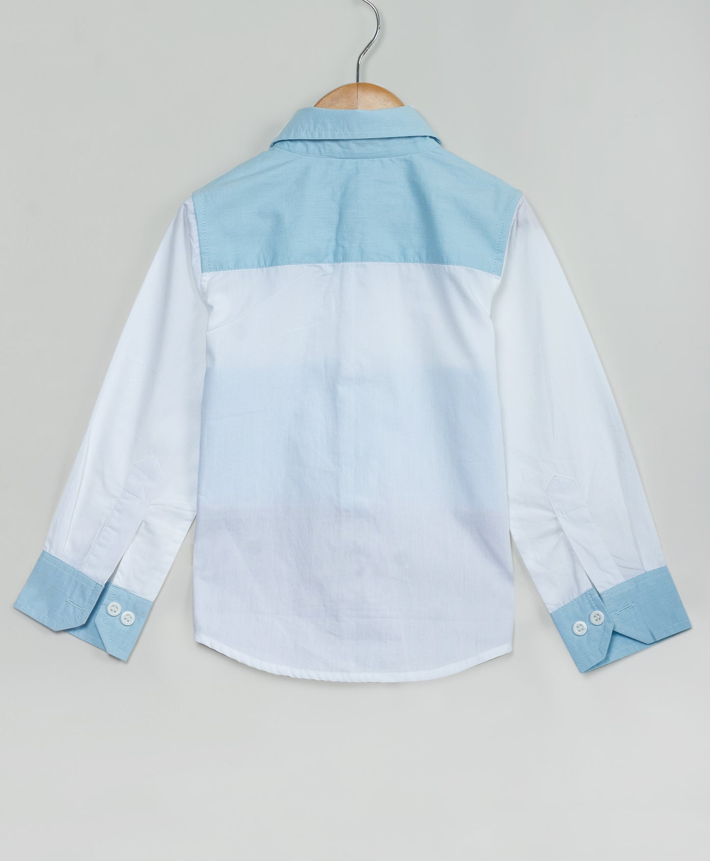 FULL SLEEVES SHIRT WITH COLOR BLOCKING